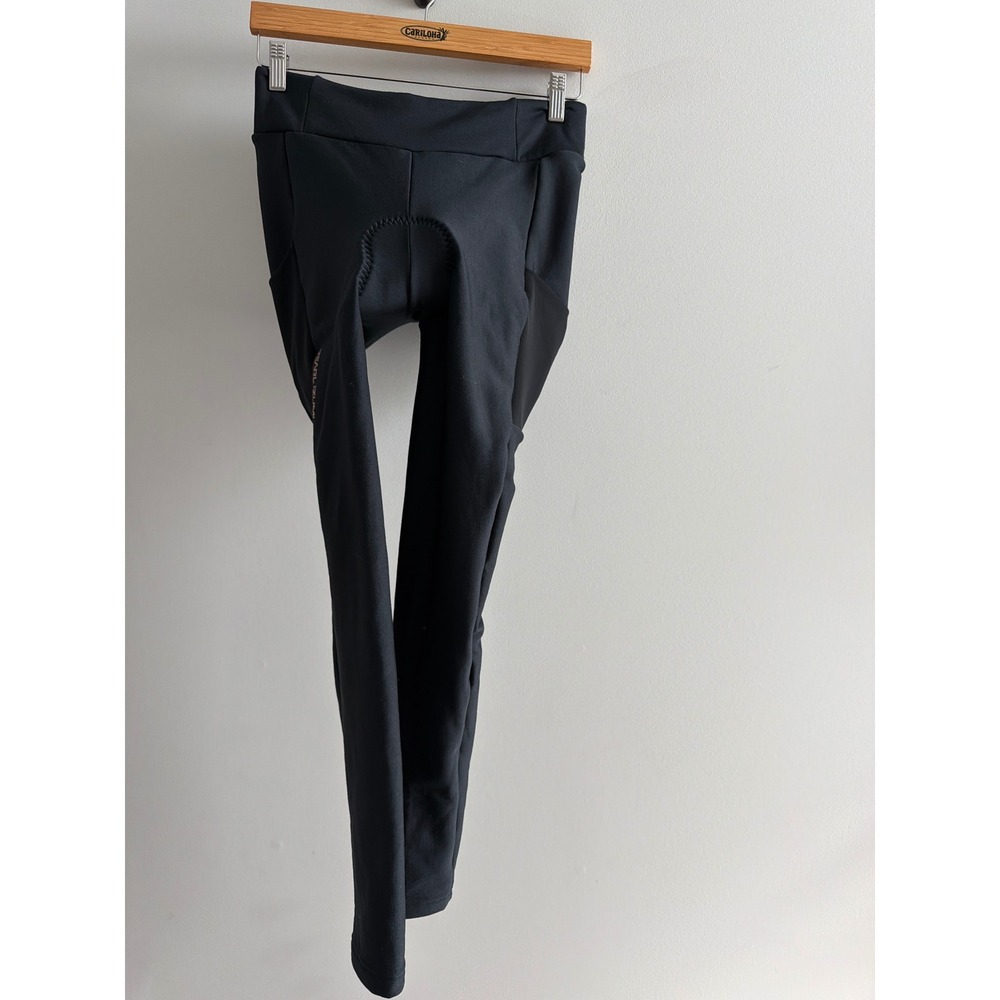 Pearl Izumi Womens Cycling Tights Black Rose Gold Padded Chamois Pockets Large